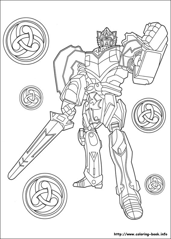 Power Rangers coloring picture